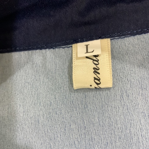 Silk Printed Blouse size L - Picture 5 of 6